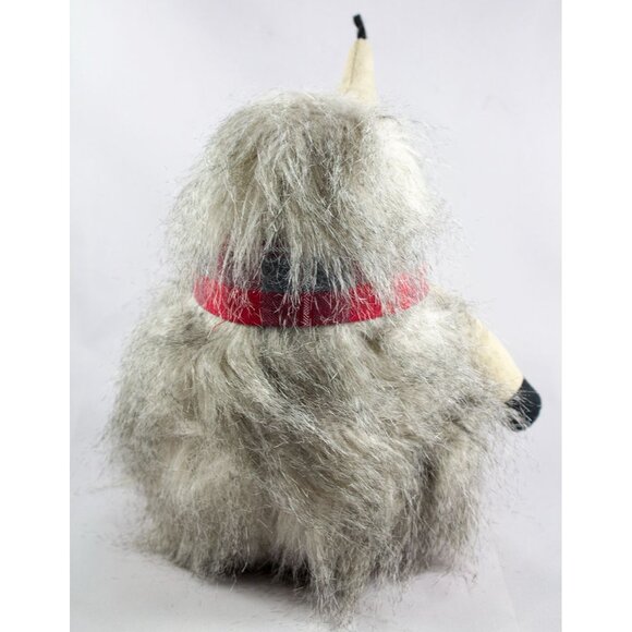 Plush Hedgehog with Plaid Scarf 11" Stuffed Animal Doorstop - Picture 5 of 10